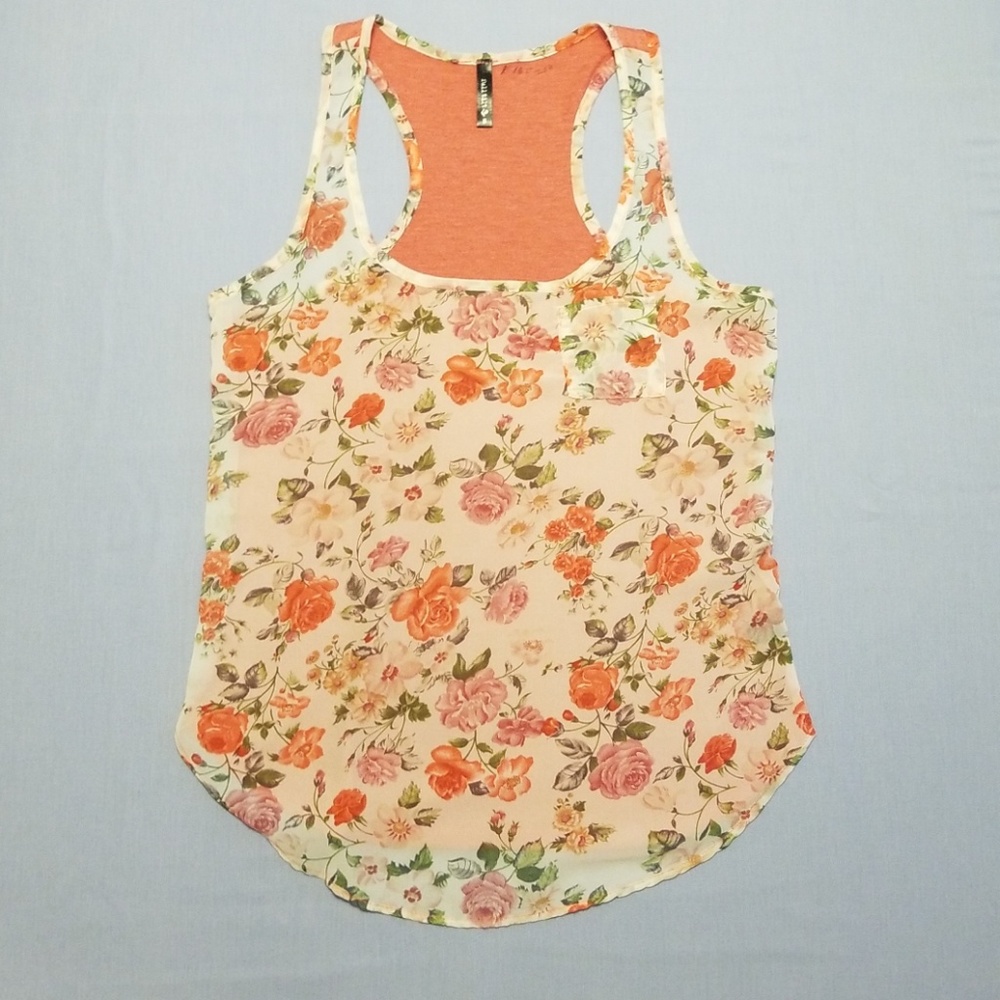 Full Tilt essentials Floral Tank